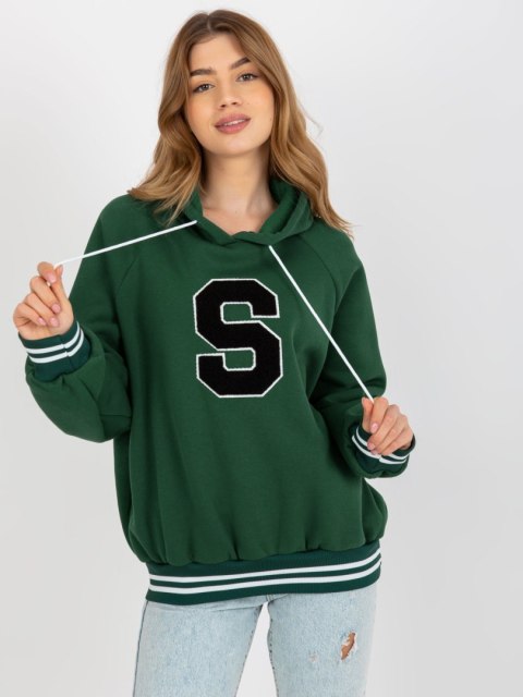 Bluza RV-BL-8372.04P ciemny zielony Bluza RV-BL-8372.04P ciemny zielony