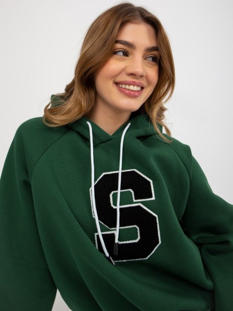 Bluza RV-BL-8372.04P ciemny zielony Bluza RV-BL-8372.04P ciemny zielony