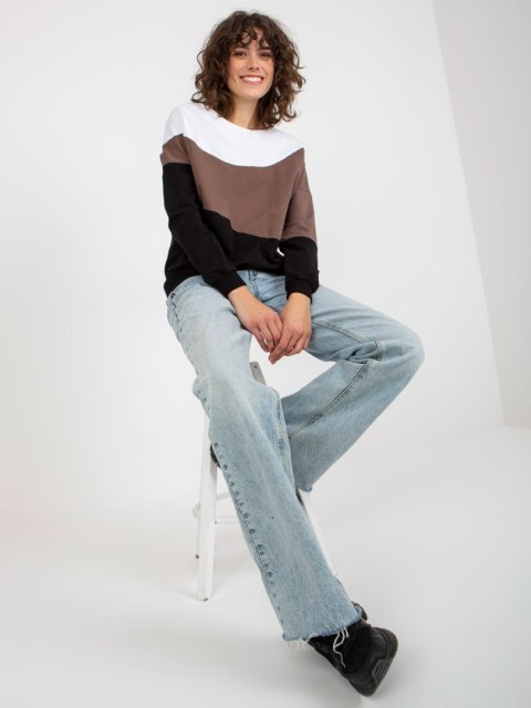 Bluza RV-BL-8430.61P biało-czarny Bluza RV-BL-8430.61P biało-czarny