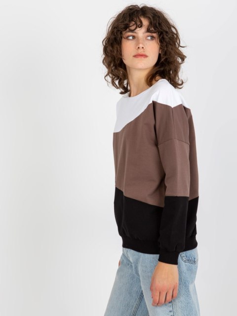 Bluza RV-BL-8430.61P biało-czarny Bluza RV-BL-8430.61P biało-czarny