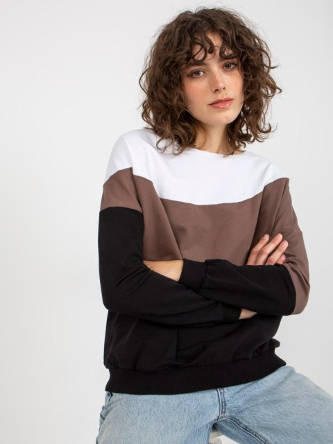 Bluza RV-BL-8430.61P biało-czarny Bluza RV-BL-8430.61P biało-czarny