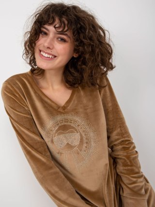 Komplet RV-KMPL-8442.23P camelowy L/XL