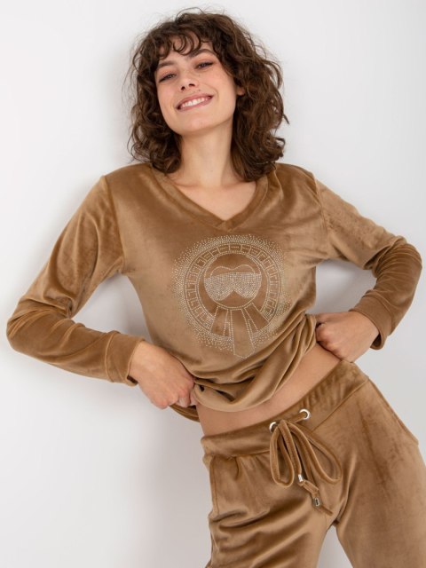 Komplet RV-KMPL-8442.23P camelowy L/XL