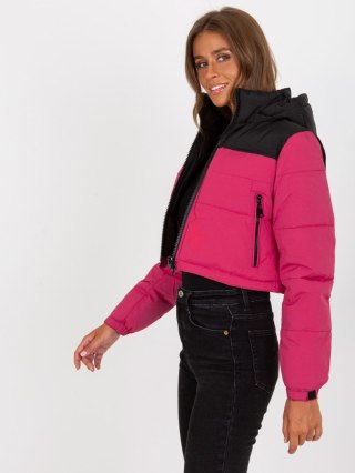 Kurtka NM-KR-D2-3825.73P czarno-czerwony 2XL