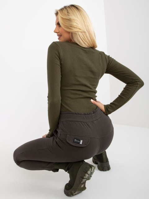 Spodnie dresowe RV-DR-8369.89P ciemny khaki S/M Spodnie dresowe RV-DR-8369.89P ciemny khaki S/M