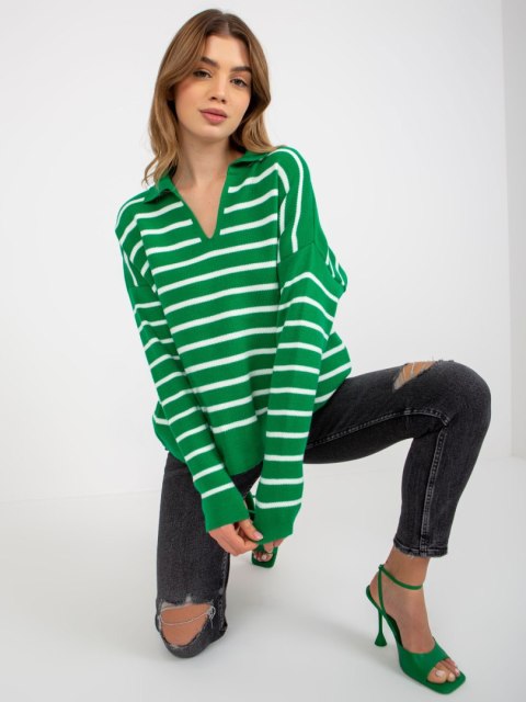 Sweter TO-SW-1711-3.15 zielony Sweter TO-SW-1711-3.15 zielony