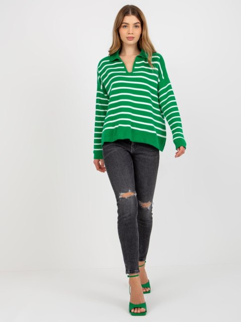 Sweter TO-SW-1711-3.15 zielony Sweter TO-SW-1711-3.15 zielony