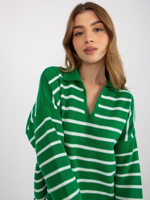 Sweter TO-SW-1711-3.15 zielony Sweter TO-SW-1711-3.15 zielony