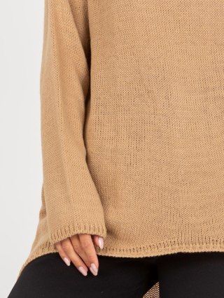 Sweter TW-SW-BI-1222.13X camelowy