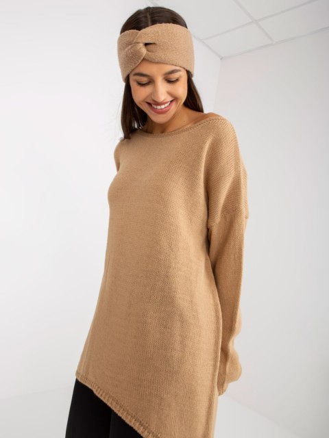 Sweter TW-SW-BI-1222.13X camelowy