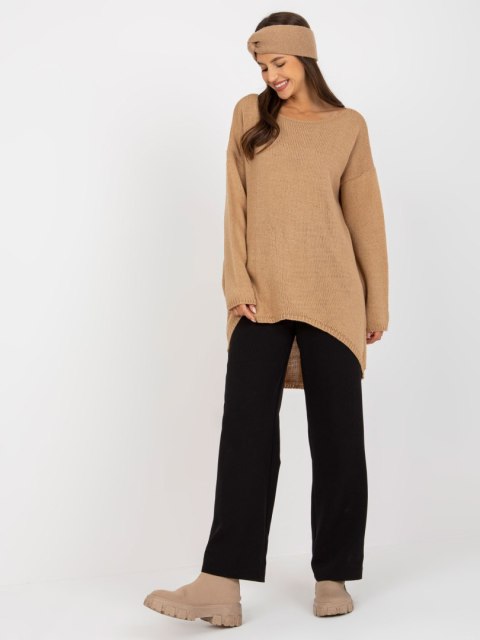 Sweter TW-SW-BI-1222.13X camelowy