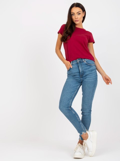 T-shirt B-013.25P bordowy XL T-shirt B-013.25P bordowy XL