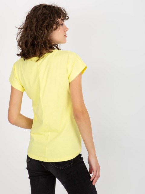 T-shirt VI-TS-5133.15 jasny żółty M