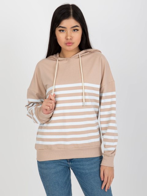 Bluza LO-BL-DY-28.01 biało-beżowy L Bluza LO-BL-DY-28.01 biało-beżowy L
