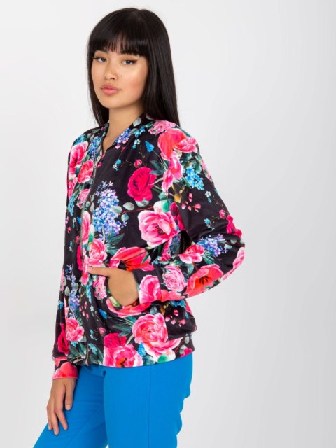 Bluza RV-BL-8116.86P czarno-różowy L/XL Bluza RV-BL-8116.86P czarno-różowy L/XL