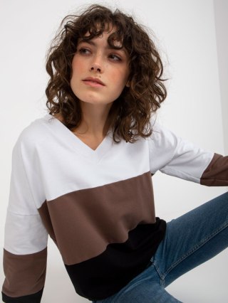 Bluza RV-BL-8328.72 biało-czarny S/M
