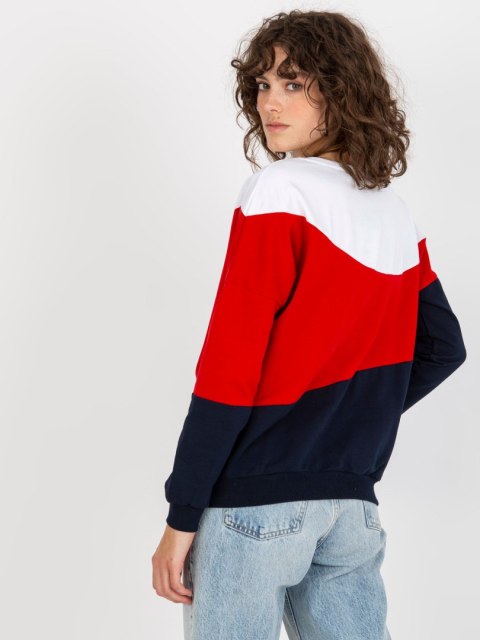 Bluza RV-BL-8430.61P biało-granatowy Bluza RV-BL-8430.61P biało-granatowy