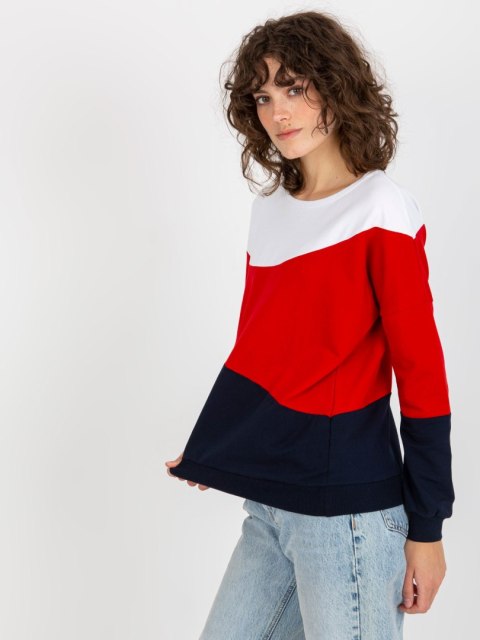Bluza RV-BL-8430.61P biało-granatowy Bluza RV-BL-8430.61P biało-granatowy