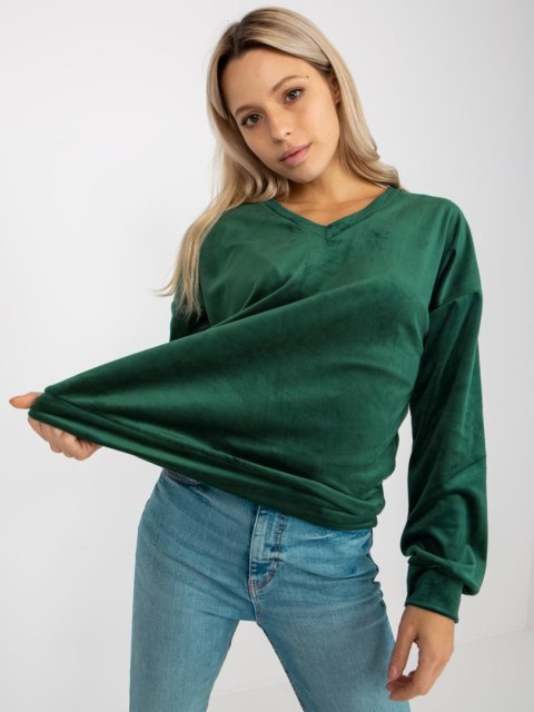 Bluzka RP-BZ-8188.06X ciemny zielony S/M