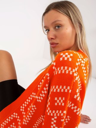 Sweter LC-SW-0296.08P pomarańczowy