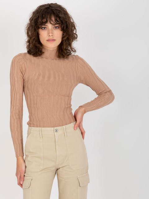 Sweter NM-SW-DZ92528-1.20P camelowy