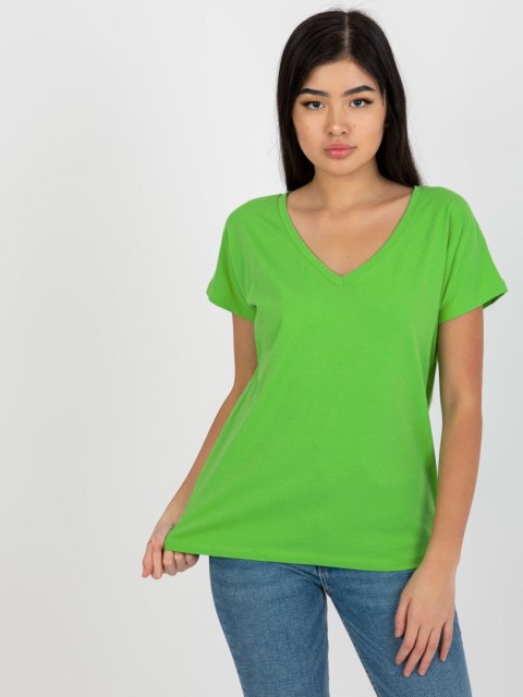 T-shirt RV-TS-4832.62P jasny zielony S T-shirt RV-TS-4832.62P jasny zielony S