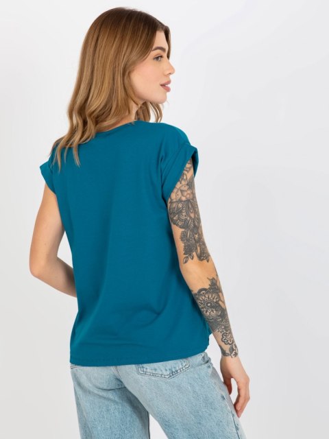 T-shirt RV-TS-4833.14 morski XS T-shirt RV-TS-4833.14 morski XS
