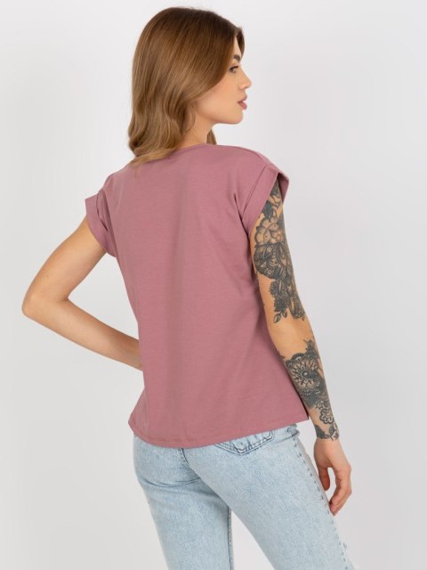 T-shirt RV-TS-4833.52 ciemny różowy L T-shirt RV-TS-4833.52 ciemny różowy L