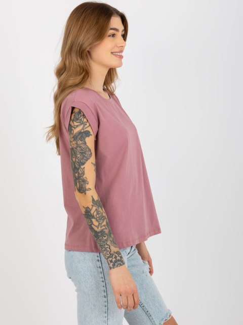 T-shirt RV-TS-4833.52 ciemny różowy L T-shirt RV-TS-4833.52 ciemny różowy L