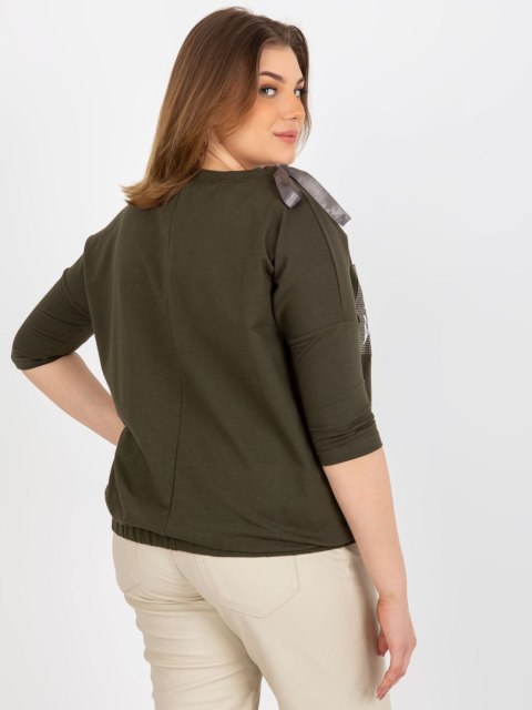 Bluzka EM-BZ-HW-20-478.42P khaki M Bluzka EM-BZ-HW-20-478.42P khaki M