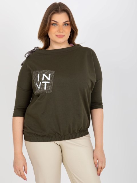 Bluzka EM-BZ-HW-20-478.42P khaki M Bluzka EM-BZ-HW-20-478.42P khaki M
