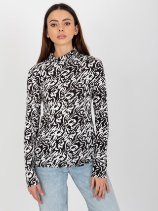 Bluzka LK-BZ-509197-1.51P biało-czarny L/XL