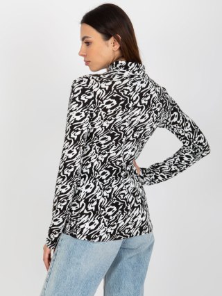 Bluzka LK-BZ-509197-1.51P biało-czarny L/XL