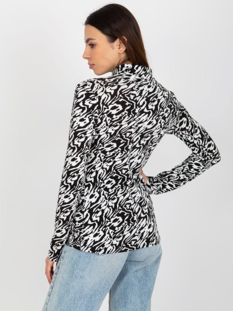Bluzka LK-BZ-509197-1.51P biało-czarny S/M