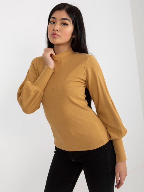 Bluzka RV-BZ-5223.15 jasny camelowy XL Bluzka RV-BZ-5223.15 jasny camelowy XL