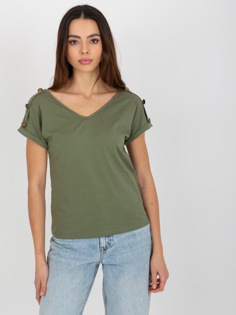 Bluzka TW-BZ-BL-1006.56 khaki M Bluzka TW-BZ-BL-1006.56 khaki M