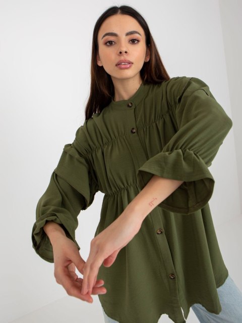Koszula TW-KS-BI-2021745.13X khaki L Koszula TW-KS-BI-2021745.13X khaki L