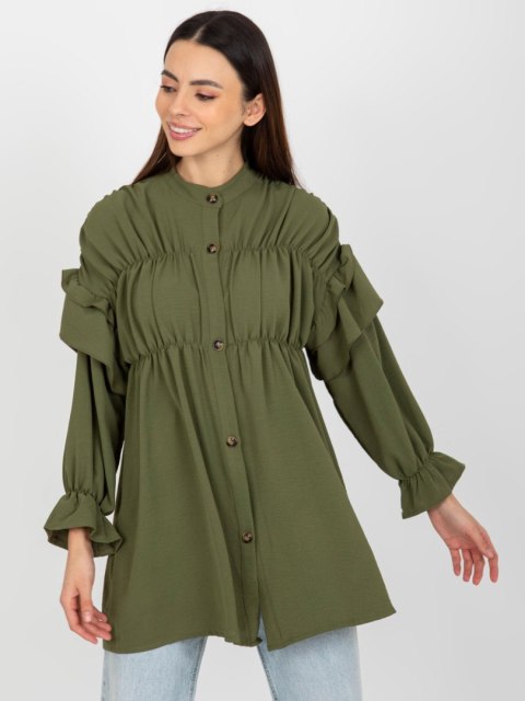 Koszula TW-KS-BI-2021745.13X khaki XL Koszula TW-KS-BI-2021745.13X khaki XL