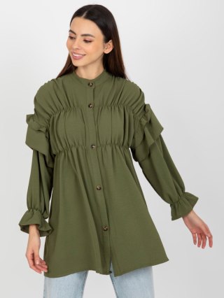 Koszula TW-KS-BI-2021745.13X khaki S
