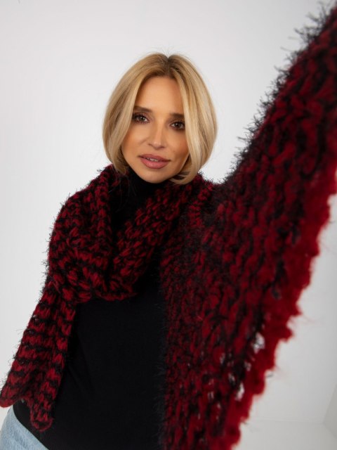 Szalik AT-SZ-3710.88 czarno-czerwony Szalik AT-SZ-3710.88 czarno-czerwony