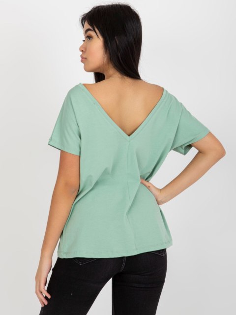 T-shirt RV-TS-4662.48 pistacjowy L T-shirt RV-TS-4662.48 pistacjowy L
