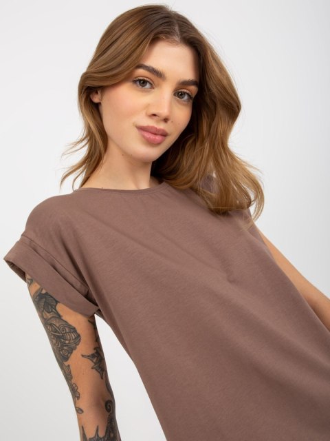 T-shirt RV-TS-4833.36X brązowy M T-shirt RV-TS-4833.36X brązowy M