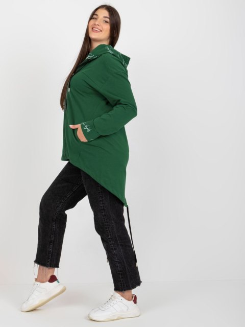 Bluza RV-BL-8266.34P ciemny zielony Bluza RV-BL-8266.34P ciemny zielony