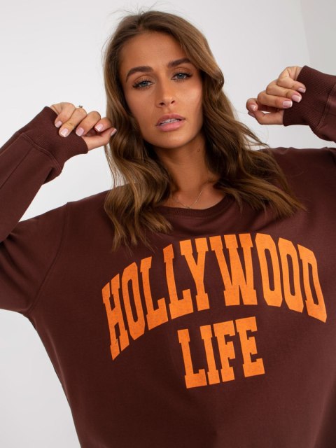 Bluza VI-BL-3102.01P brązowo-pomarańczowy Bluza VI-BL-3102.01P brązowo-pomarańczowy