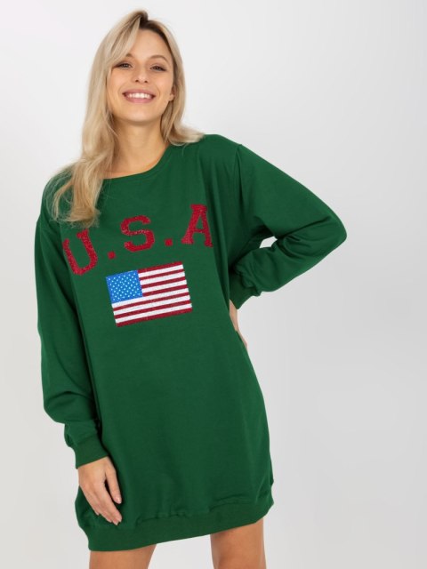 Bluza VI-BL-3192.23P ciemny zielony Bluza VI-BL-3192.23P ciemny zielony