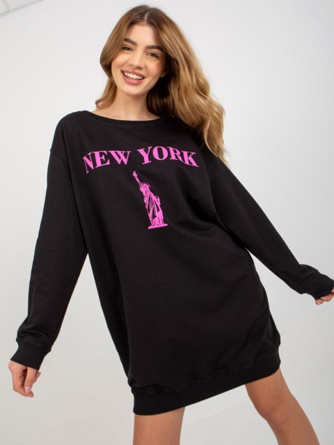 Bluza VI-BL-3212.15X czarno-różowy Bluza VI-BL-3212.15X czarno-różowy