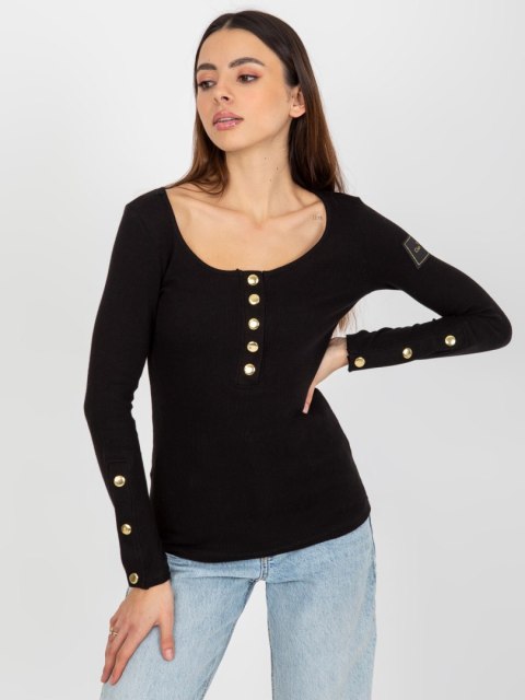 Bluzka TW-BZ-OB-048.08 czarny XL Bluzka TW-BZ-OB-048.08 czarny XL