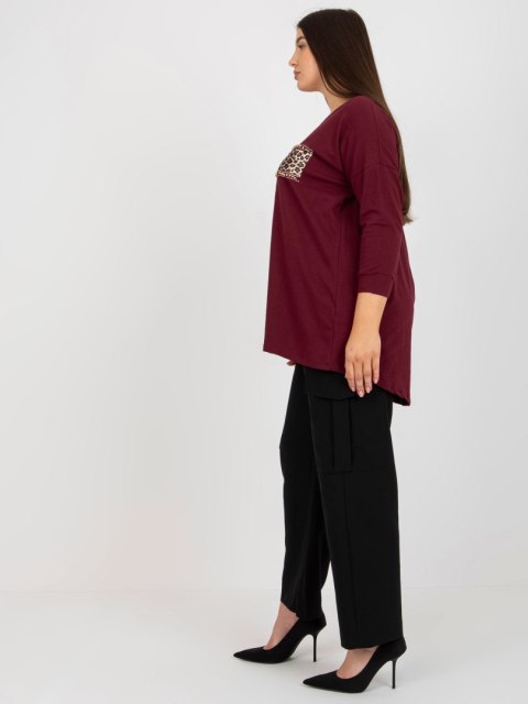 Bluzka VI-BZ-2901.49P ciemny fioletowy Bluzka VI-BZ-2901.49P ciemny fioletowy
