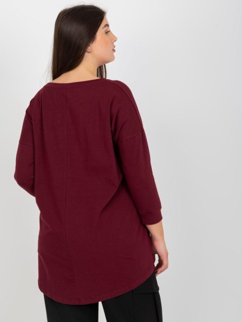 Bluzka VI-BZ-2911.82P ciemny fioletowy Bluzka VI-BZ-2911.82P ciemny fioletowy