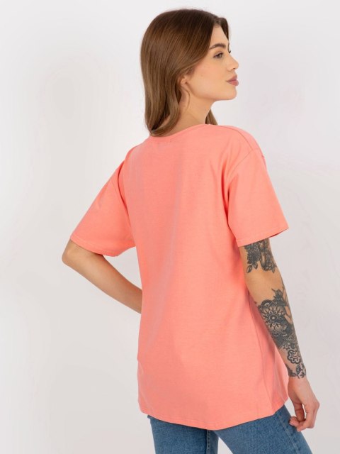 T-shirt EM-TS-527-1.26X brzoskwiniowy T-shirt EM-TS-527-1.26X brzoskwiniowy